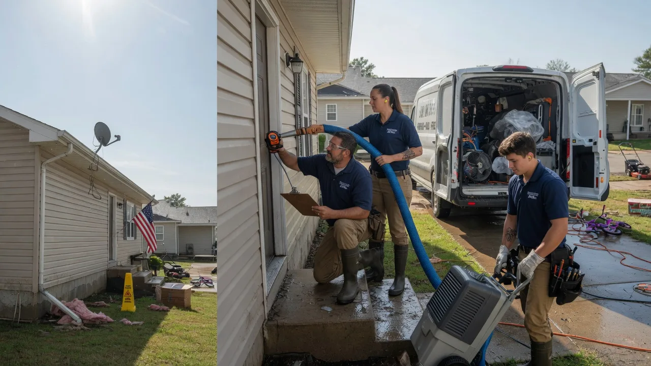 Ceiling Water Damage Restoration in Stanton, IA near me